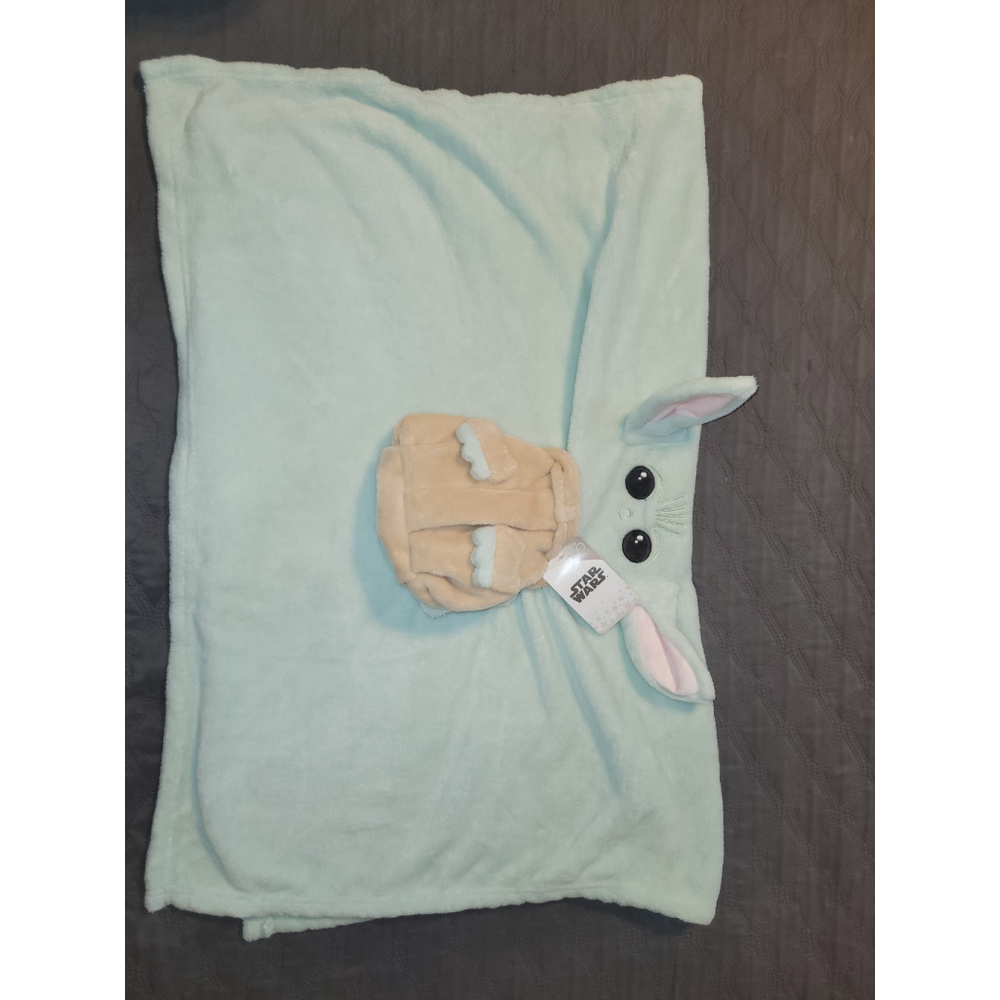 Disney Star Wars The Child Baby Blanket by NoJo NWT Grogu Plush